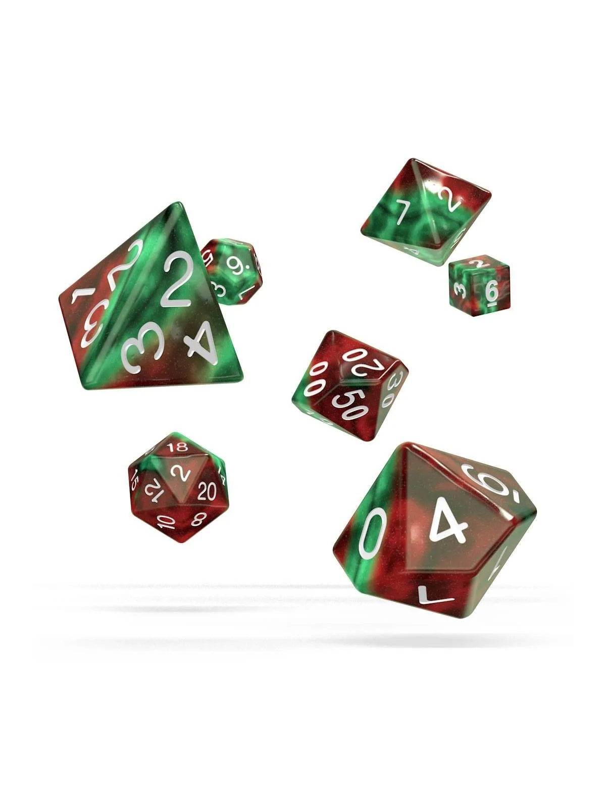 Oakie Doakie Dice Dados RPG-Set Gemidice: Bloody Jungle (7) de Oakie Doakie Dice en Dados | La Cueva Roja