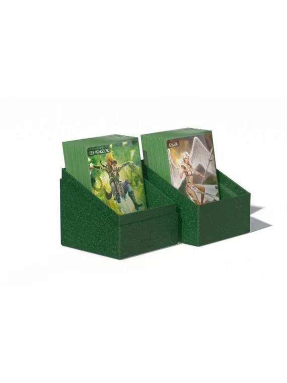 Ultimate Guard Return To Earth Boulder Deck Case 100+ Tamaño Estándar Verde de Ultimate Guard en CAJAS | La Cueva Roja