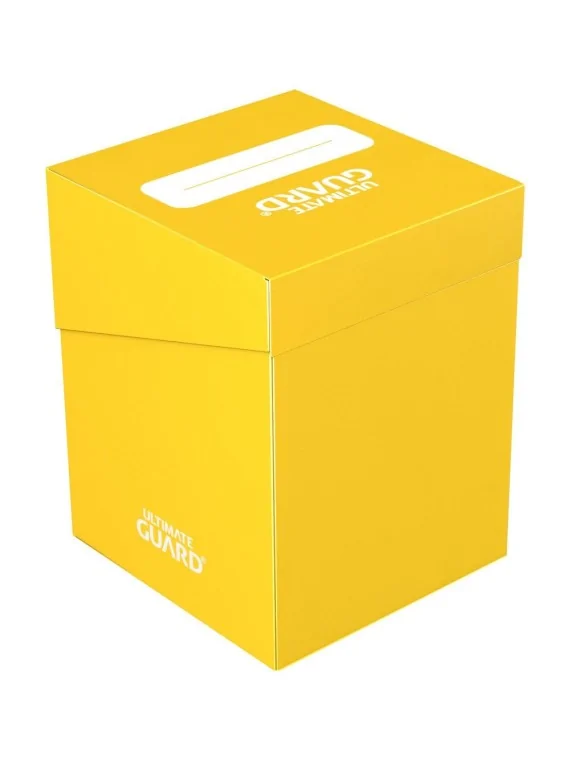 Ultimate Guard Deck Case 100+ Caja de Cartas Tamaño Estándar Amarillo de Ultimate Guard en CAJAS | La Cueva Roja