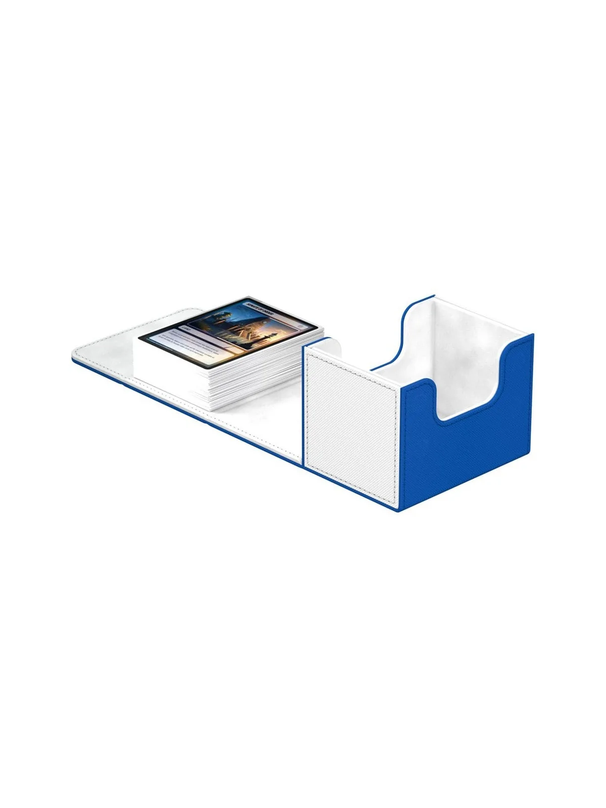 Ultimate Guard Sidewinder 100+ XenoSkin SYNERGY Azul/Blanco de Ultimate Guard en CAJAS | La Cueva Roja