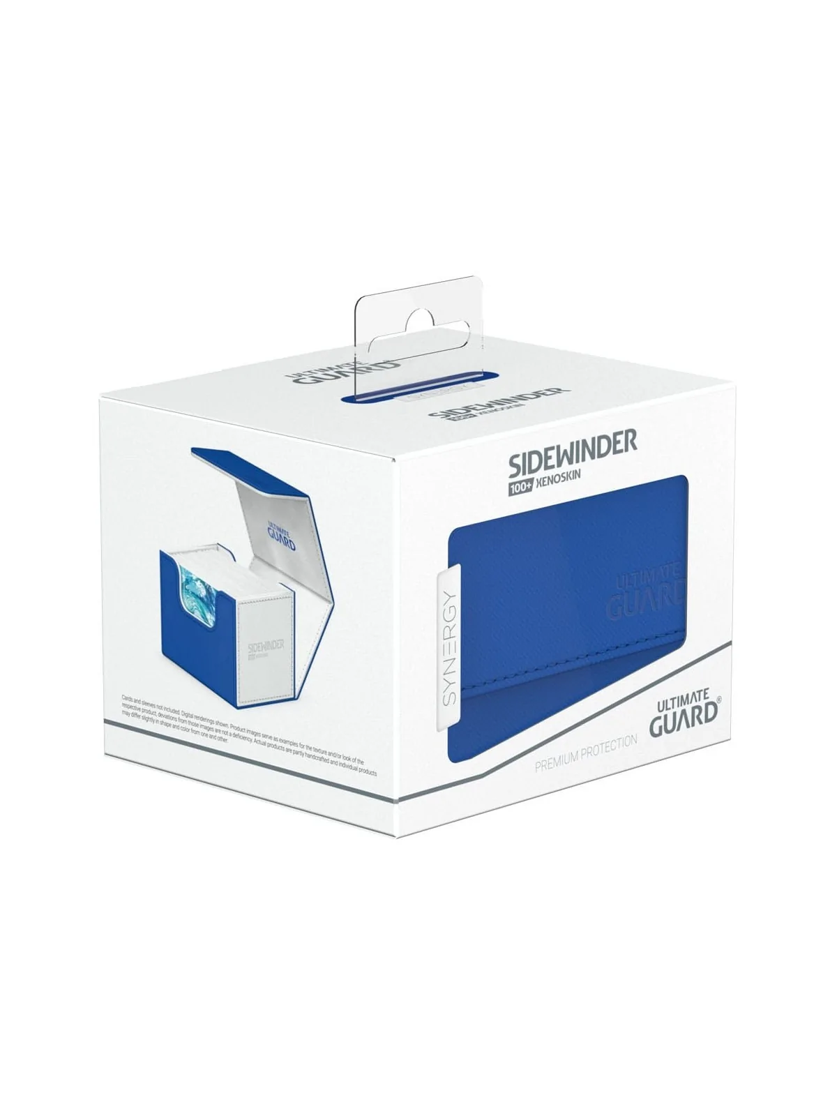 Ultimate Guard Sidewinder 100+ XenoSkin SYNERGY Azul/Blanco de Ultimate Guard en CAJAS | La Cueva Roja