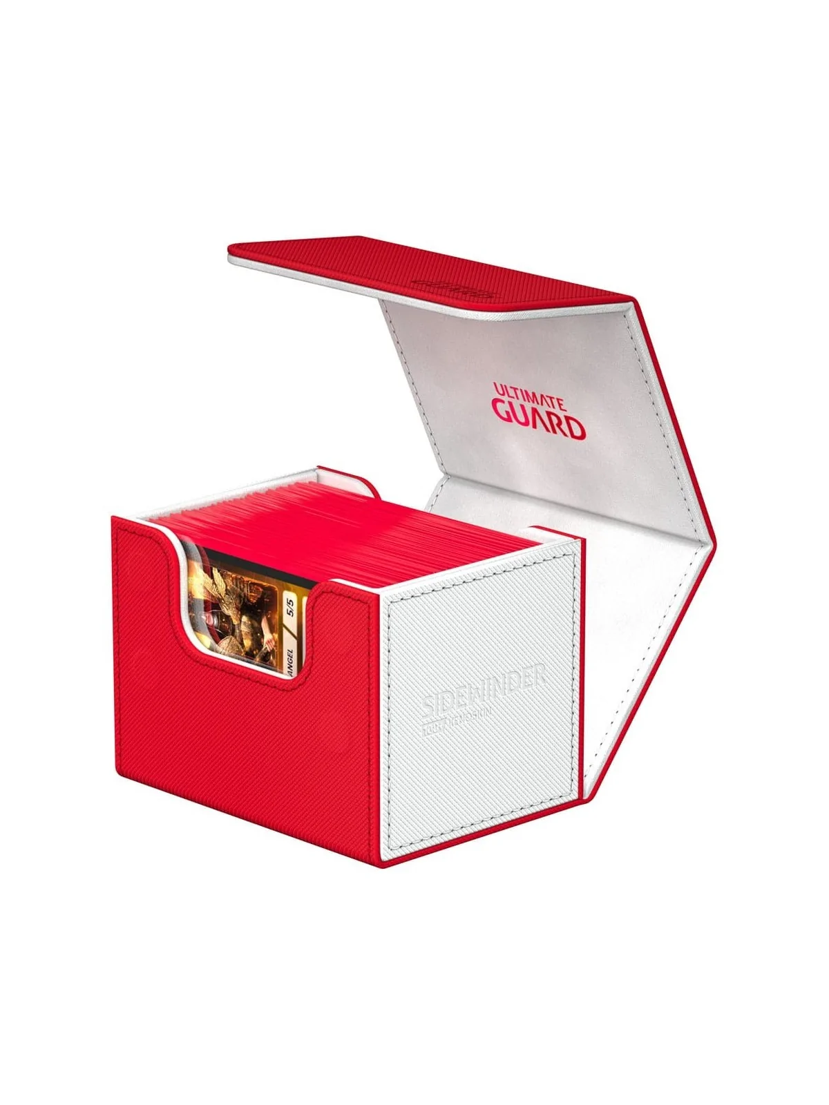 Ultimate Guard Sidewinder 100+ XenoSkin SYNERGY Rojo/Blanco de Ultimate Guard en CAJAS | La Cueva Roja