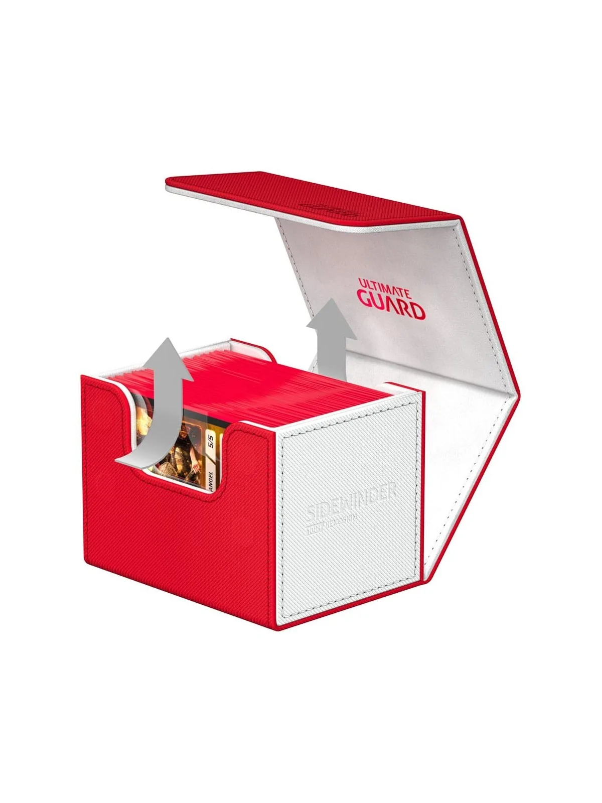 Ultimate Guard Sidewinder 100+ XenoSkin SYNERGY Rojo/Blanco de Ultimate Guard en CAJAS | La Cueva Roja