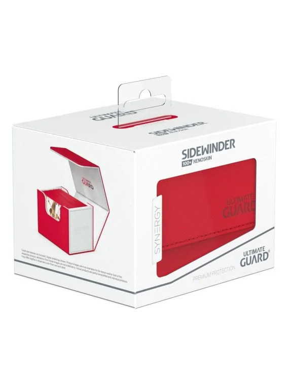 Ultimate Guard Sidewinder 100+ XenoSkin SYNERGY Rojo/Blanco de Ultimate Guard en CAJAS | La Cueva Roja