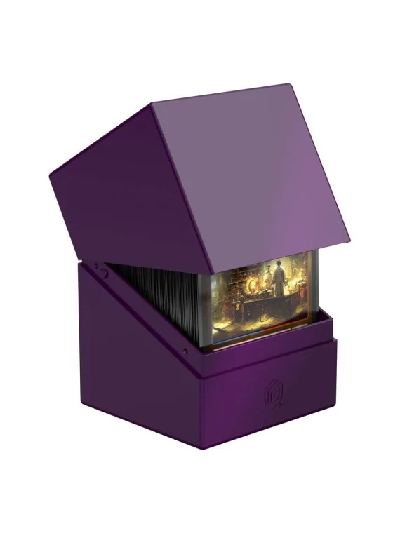 Ultimate Guard Boulder 100+ Solid - Purple de Ultimate Guard en CAJAS | La Cueva Roja