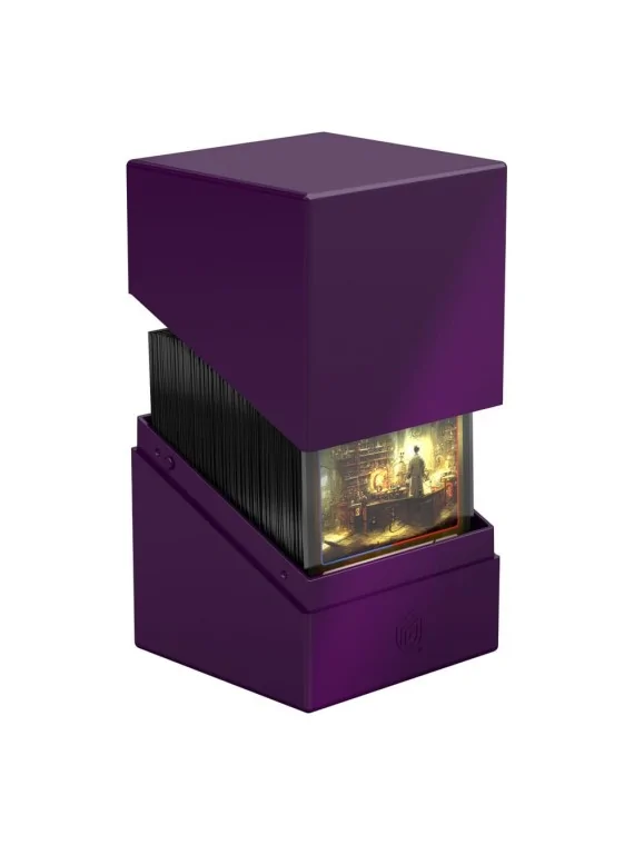 Ultimate Guard Boulder 100+ Solid - Purple de Ultimate Guard en CAJAS | La Cueva Roja