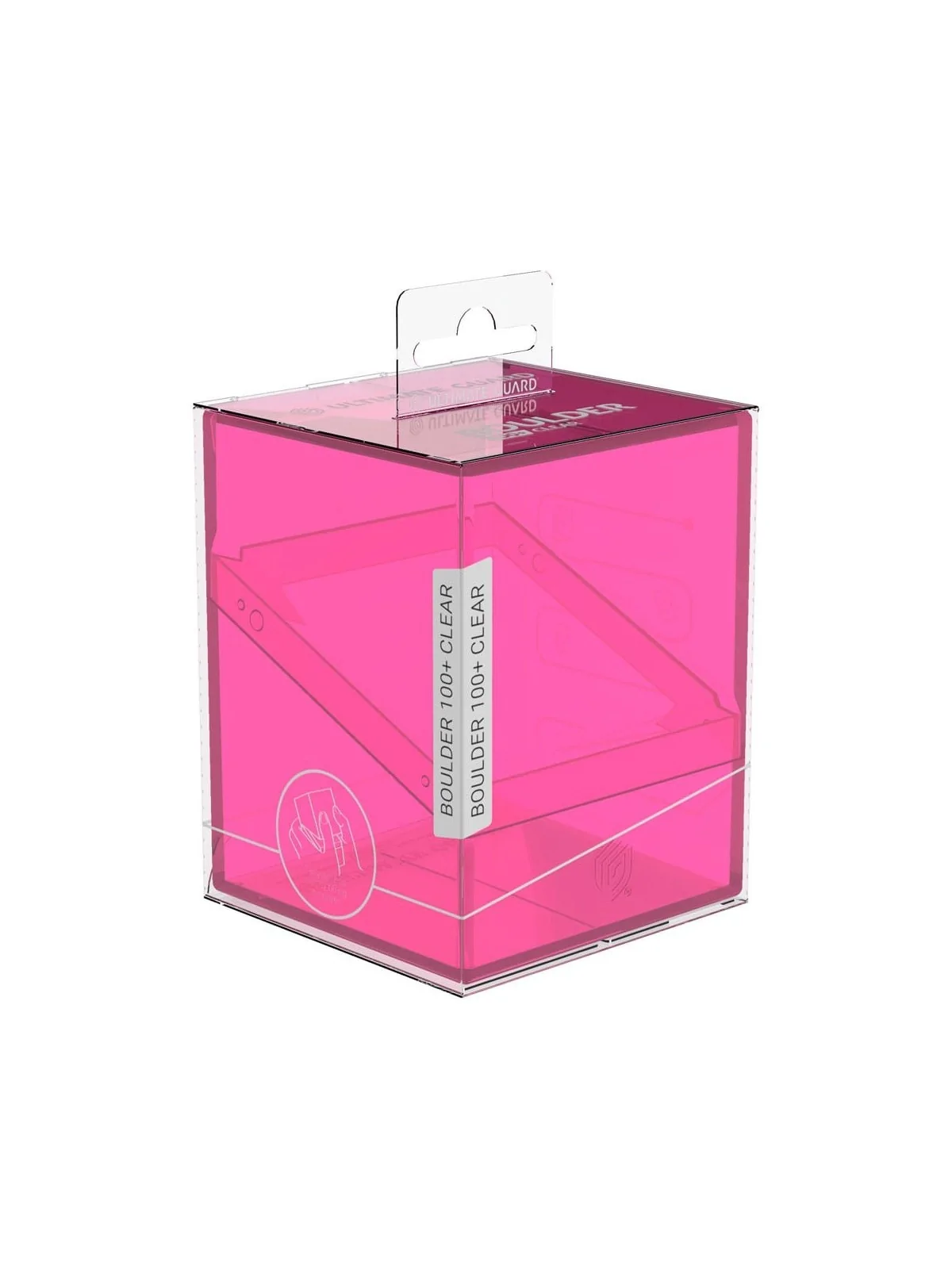 Ultimate Guard Boulder 100+ Clear - Rhodonite de Ultimate Guard en Cajas para Cartas | La Cueva Roja