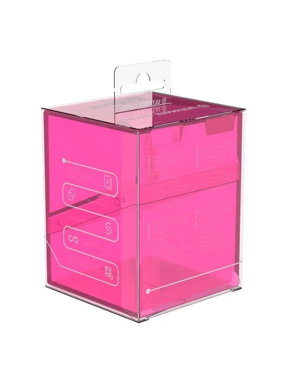 Ultimate Guard Boulder 100+ Clear - Rhodonite de Ultimate Guard en Cajas para Cartas | La Cueva Roja