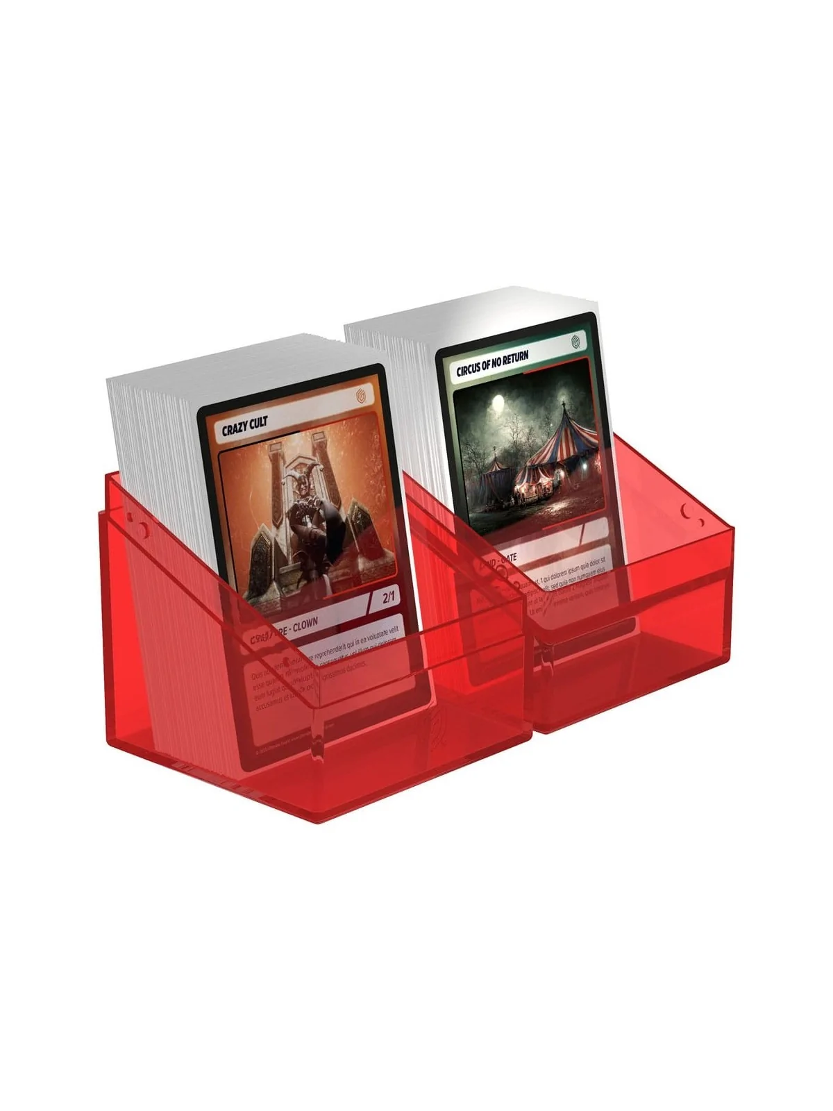 Ultimate Guard Boulder 100+ Clear - Ruby de Ultimate Guard en CAJAS | La Cueva Roja