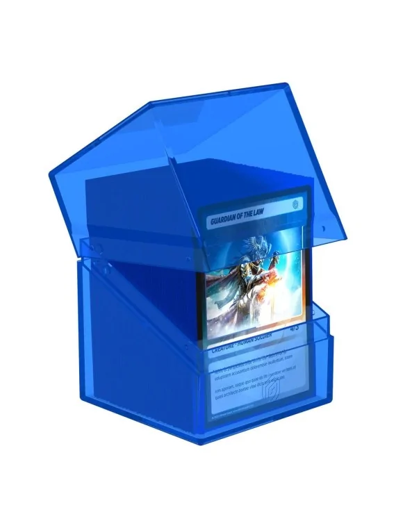 Ultimate Guard Boulder 100+ Clear - Sapphire de Ultimate Guard en CAJAS | La Cueva Roja