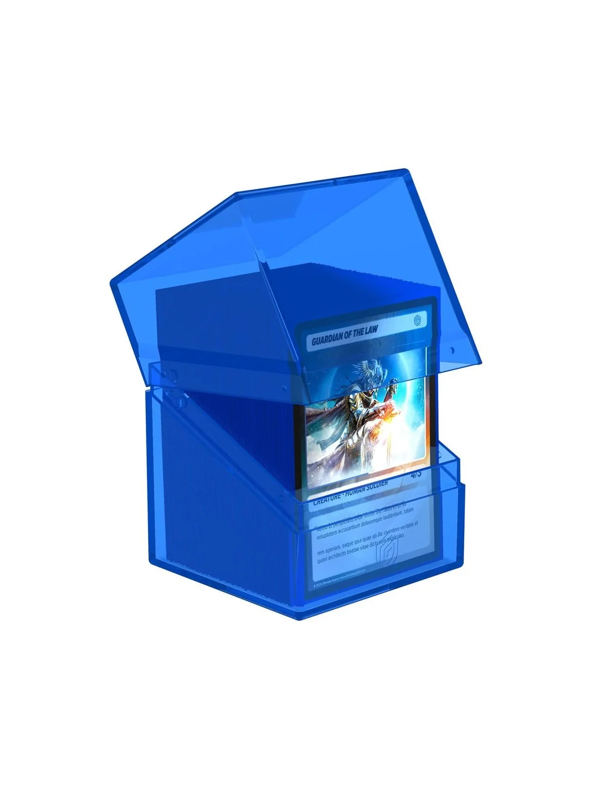 Ultimate Guard Boulder 100+ Clear - Sapphire de Ultimate Guard en CAJAS | La Cueva Roja