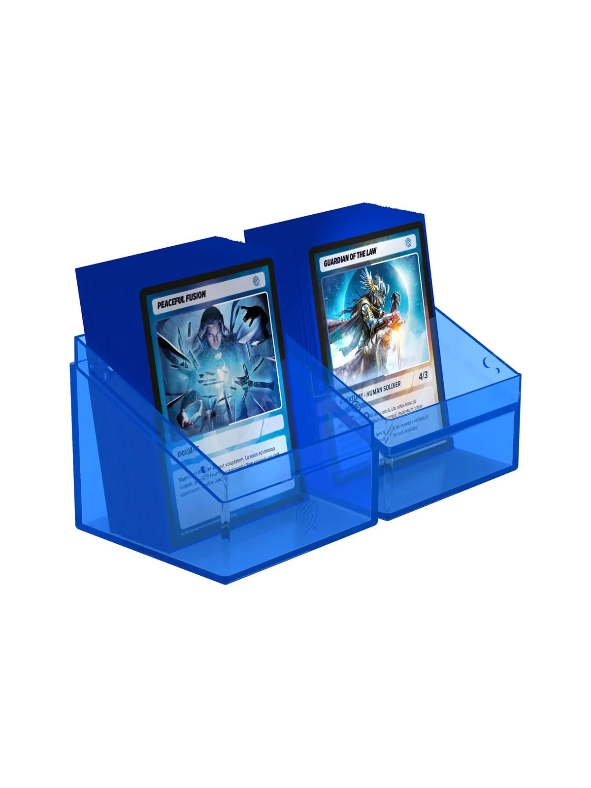 Ultimate Guard Boulder 100+ Clear - Sapphire de Ultimate Guard en CAJAS | La Cueva Roja