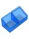 Ultimate Guard Boulder 100+ Clear - Sapphire de Ultimate Guard en CAJAS | La Cueva Roja