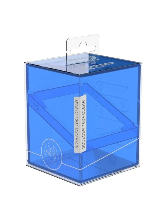 Ultimate Guard Boulder 100+ Clear - Sapphire de Ultimate Guard en CAJAS | La Cueva Roja