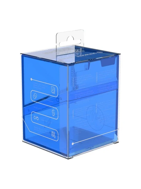 Ultimate Guard Boulder 100+ Clear - Sapphire de Ultimate Guard en CAJAS | La Cueva Roja