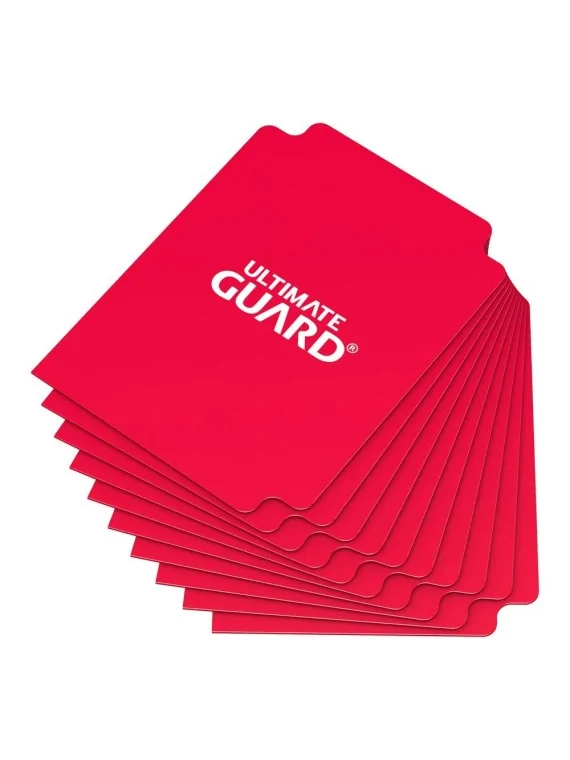 Ultimate Guard Card Dividers Tarjetas Separadoras para Cartas Tamaño Estándar Rojo (10) de Ultimate Guard en OTROS | La Cueva Ro
