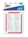 Ultimate Guard Card Dividers Tarjetas Separadoras para Cartas Tamaño Estándar Rojo (10) de Ultimate Guard en OTROS | La Cueva Ro