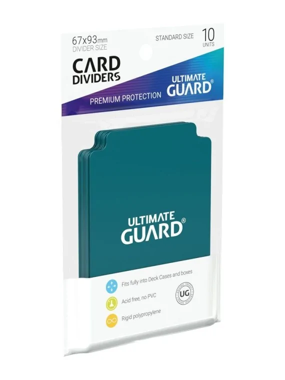Ultimate Guard Card Dividers Tarjetas Separadoras para Cartas Tamaño Estándar Gasolina Azul (10) de Ultimate Guard en OTROS | La