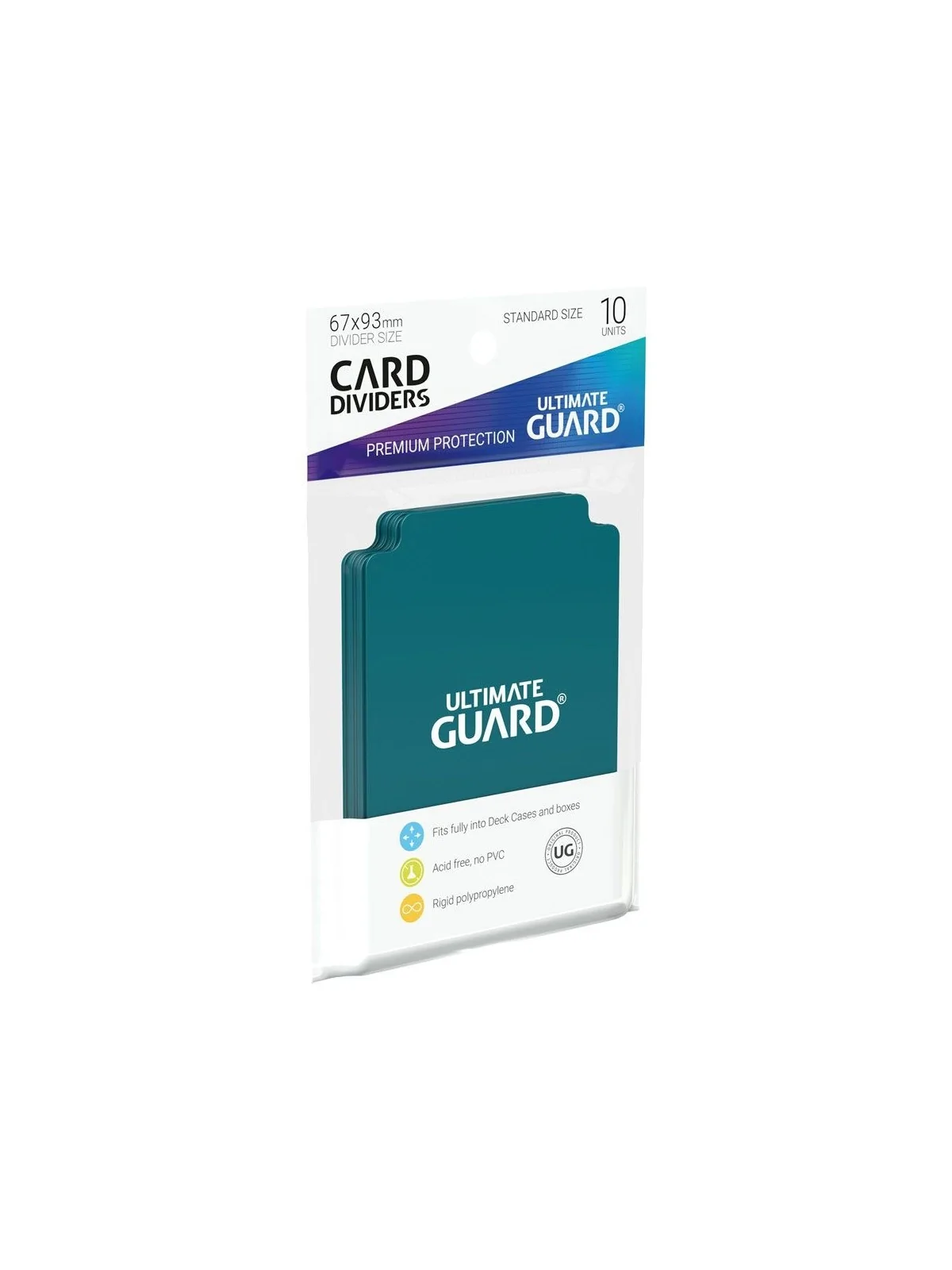 Ultimate Guard Card Dividers Tarjetas Separadoras para Cartas Tamaño Estándar Gasolina Azul (10) de Ultimate Guard en OTROS | La