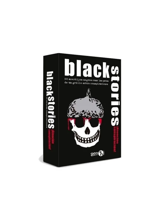 Black Stories: Atencion Conspiracion de Gen X Games en Juegos de Cartas | La Cueva Roja