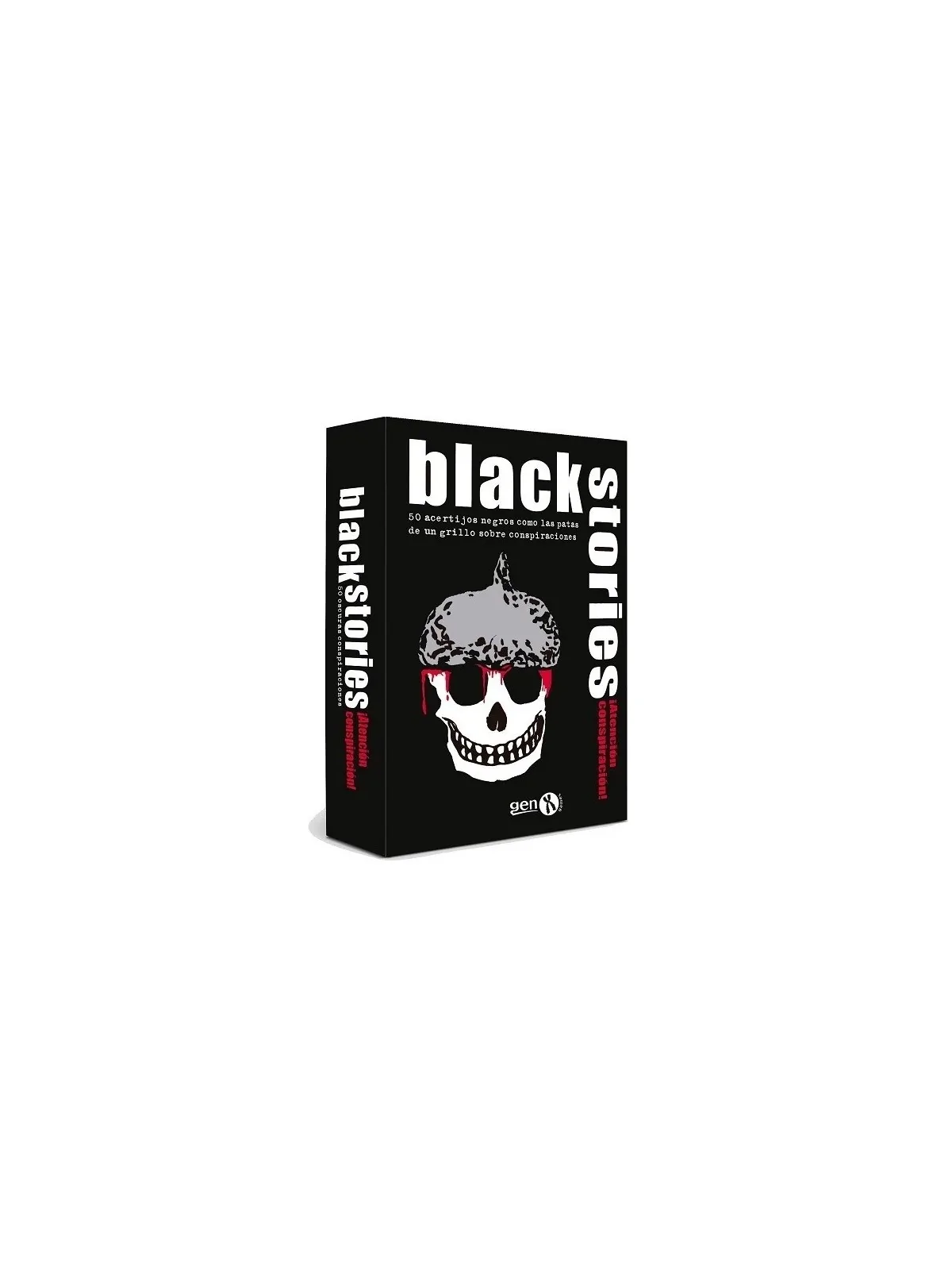 Black Stories: Atencion Conspiracion de Gen X Games en Juegos de Cartas | La Cueva Roja