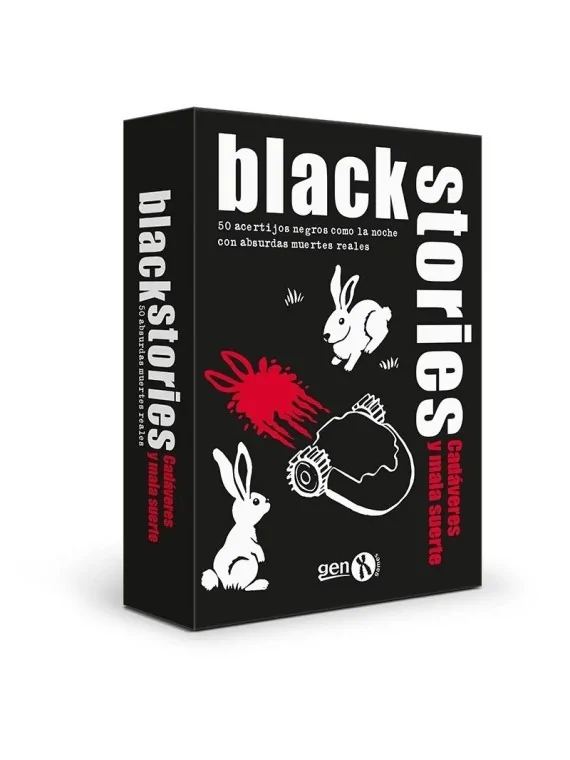 Black Stories: Cadaveres y Mala Suerte de Gen X Games en Juegos de Cartas | La Cueva Roja