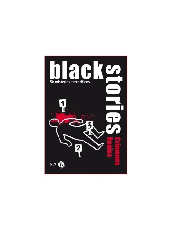 Black Stories: Crimenes Reales de Gen X Games en Juegos de Cartas | La Cueva Roja