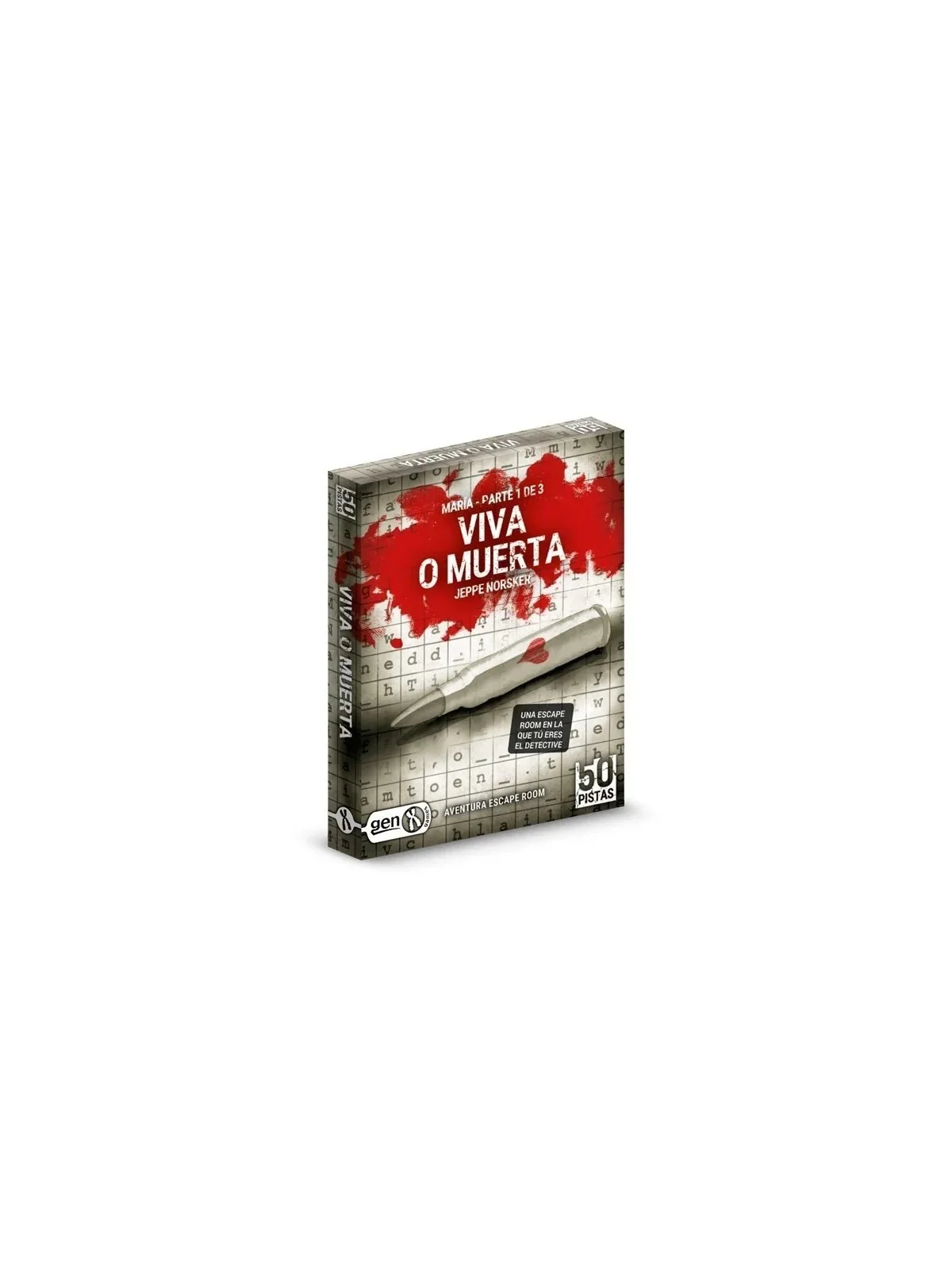 50 Pistas Temporada 2: Maria 1 - Viva o Muerta de Gen X Games en Juegos de Cartas | La Cueva Roja