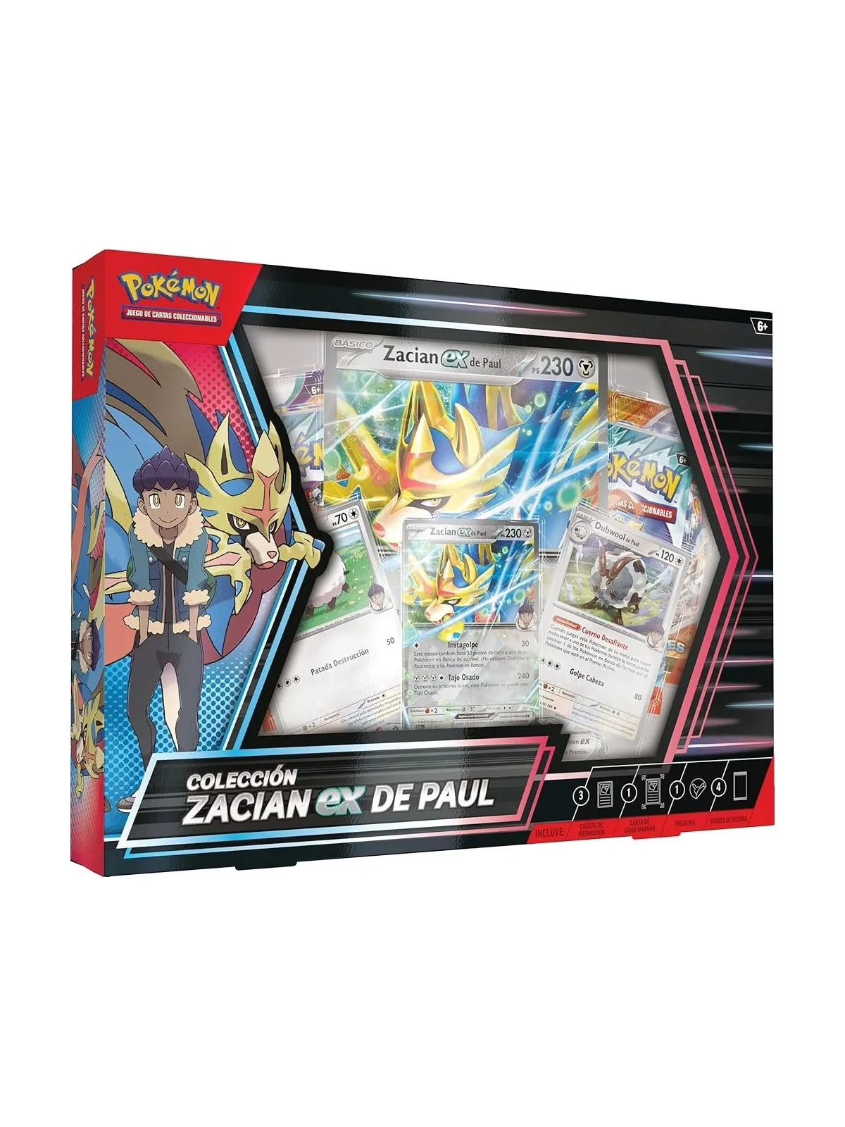 Pokemon TCG: Colección Zacian EX de Paul (ES) de Bandai en Pokemon TCG | La Cueva Roja