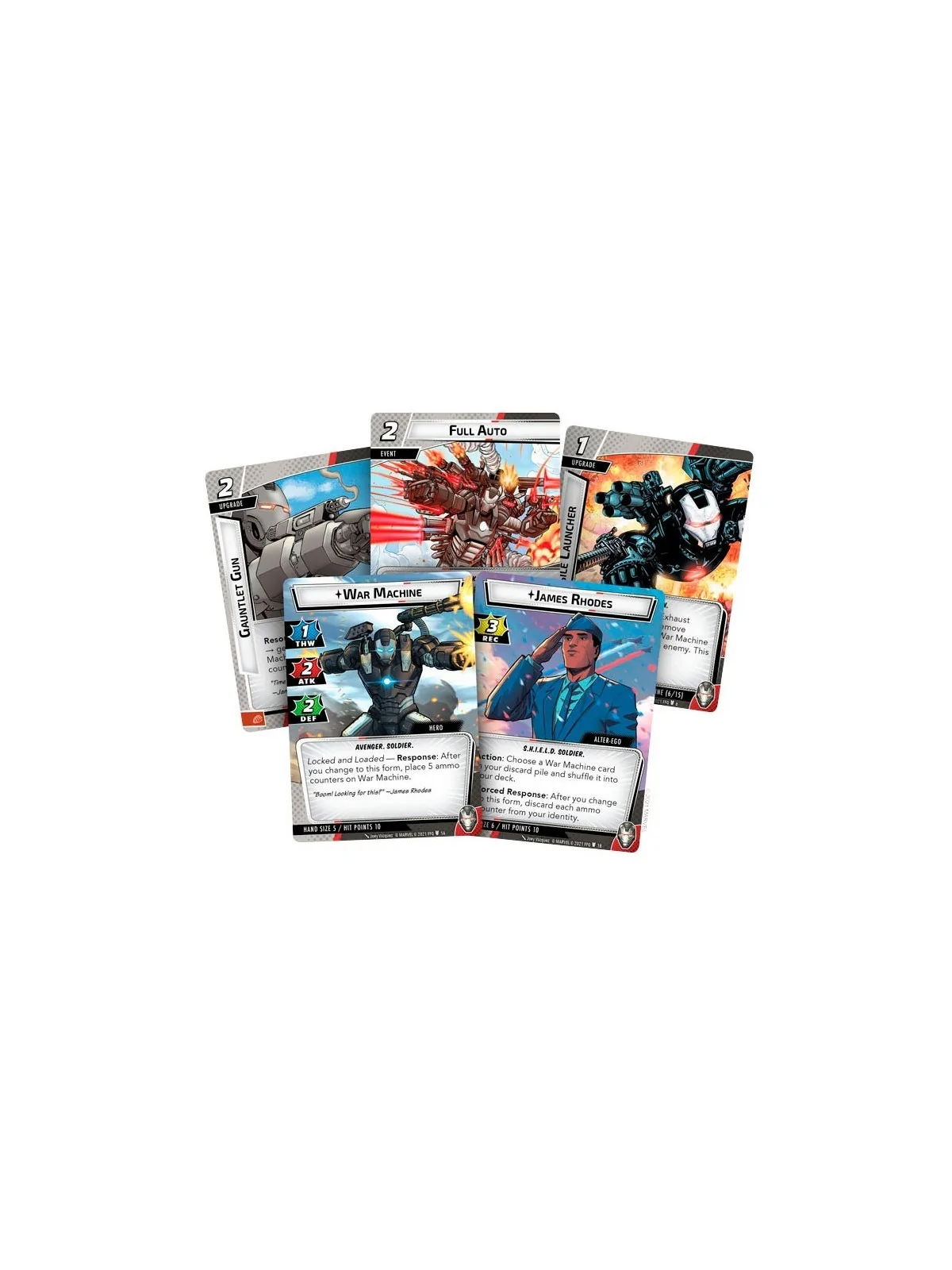 Marvel Champions: War Machine de Fantasy Flight Games en Juegos de Cartas | La Cueva Roja