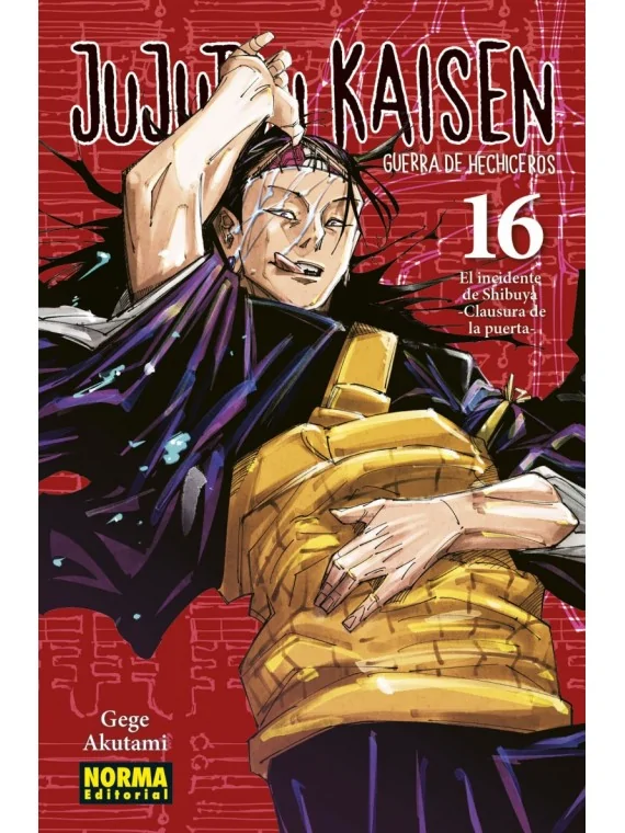Jujutsu Kaisen 16 de Norma Editorial en Mangas | La Cueva Roja