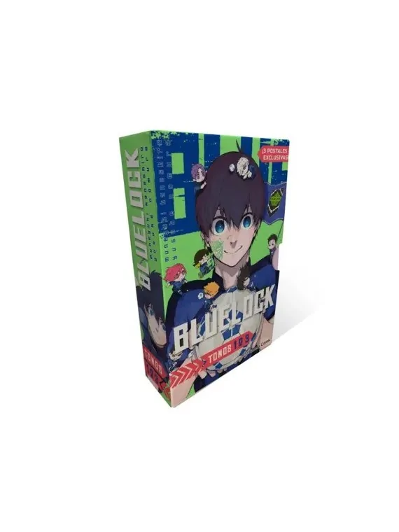 Shonen Starter Set Blue Lock 1+2+3 de Planeta Comic en Mangas | La Cueva Roja
