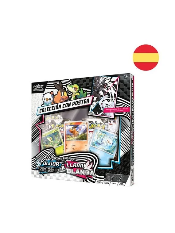 Pokemon TCG: Fulgor Negro y Llama Blanca – Colección con Póster (ES) de Pokémon en Pokemon TCG | La Cueva Roja