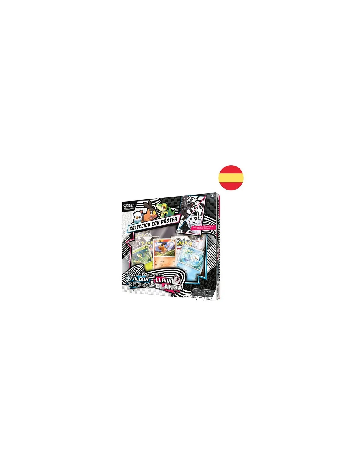 Pokemon TCG: Fulgor Negro y Llama Blanca – Colección con Póster (ES) de Pokémon en Pokemon TCG | La Cueva Roja