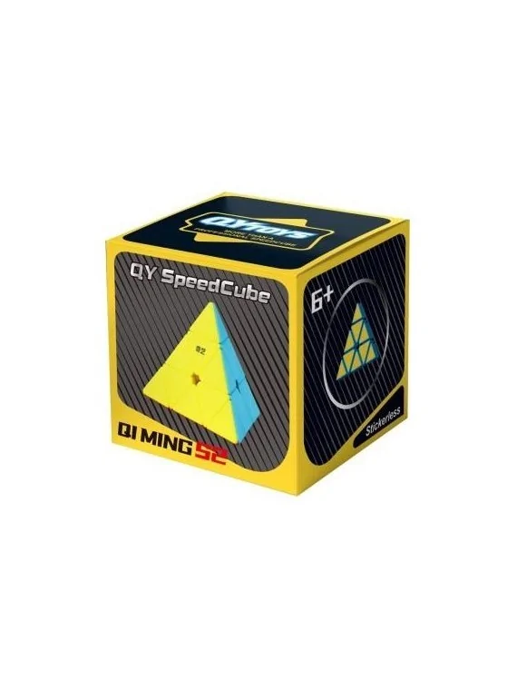 Cubo Magico Pyraminx Stickerless S2 de QiYi Qiyuan en Juegos de Tablero | La Cueva Roja