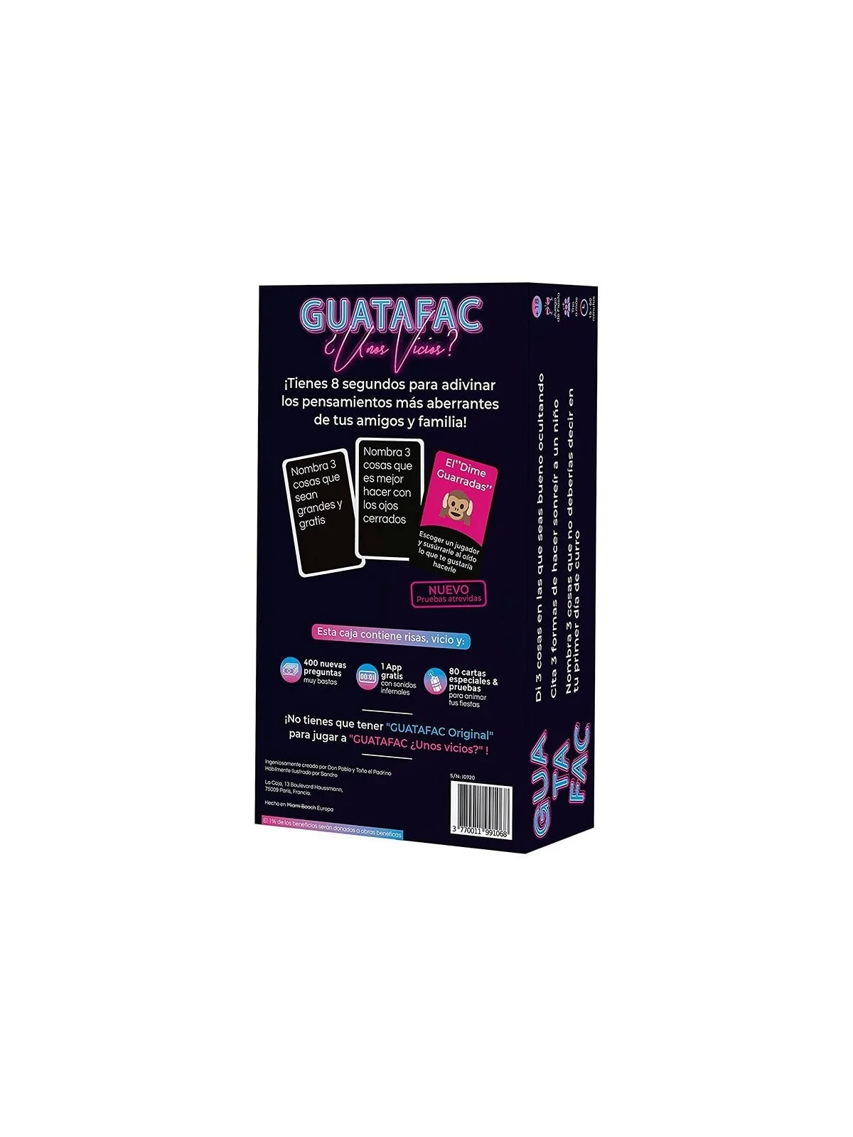 Guatafac ¿Unos Vicios? de Asmodee en Juegos de Cartas | La Cueva Roja