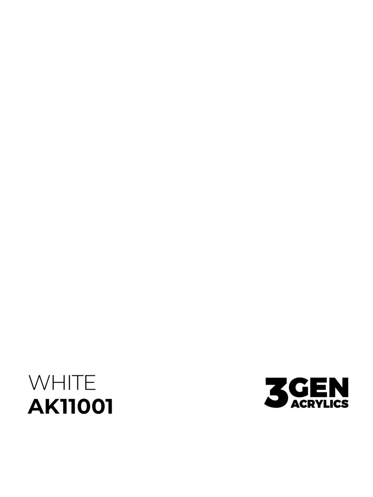 White Intense 3 Gen 17 ml (AK11001) de AK Interactive en 3rd Gen | La Cueva Roja