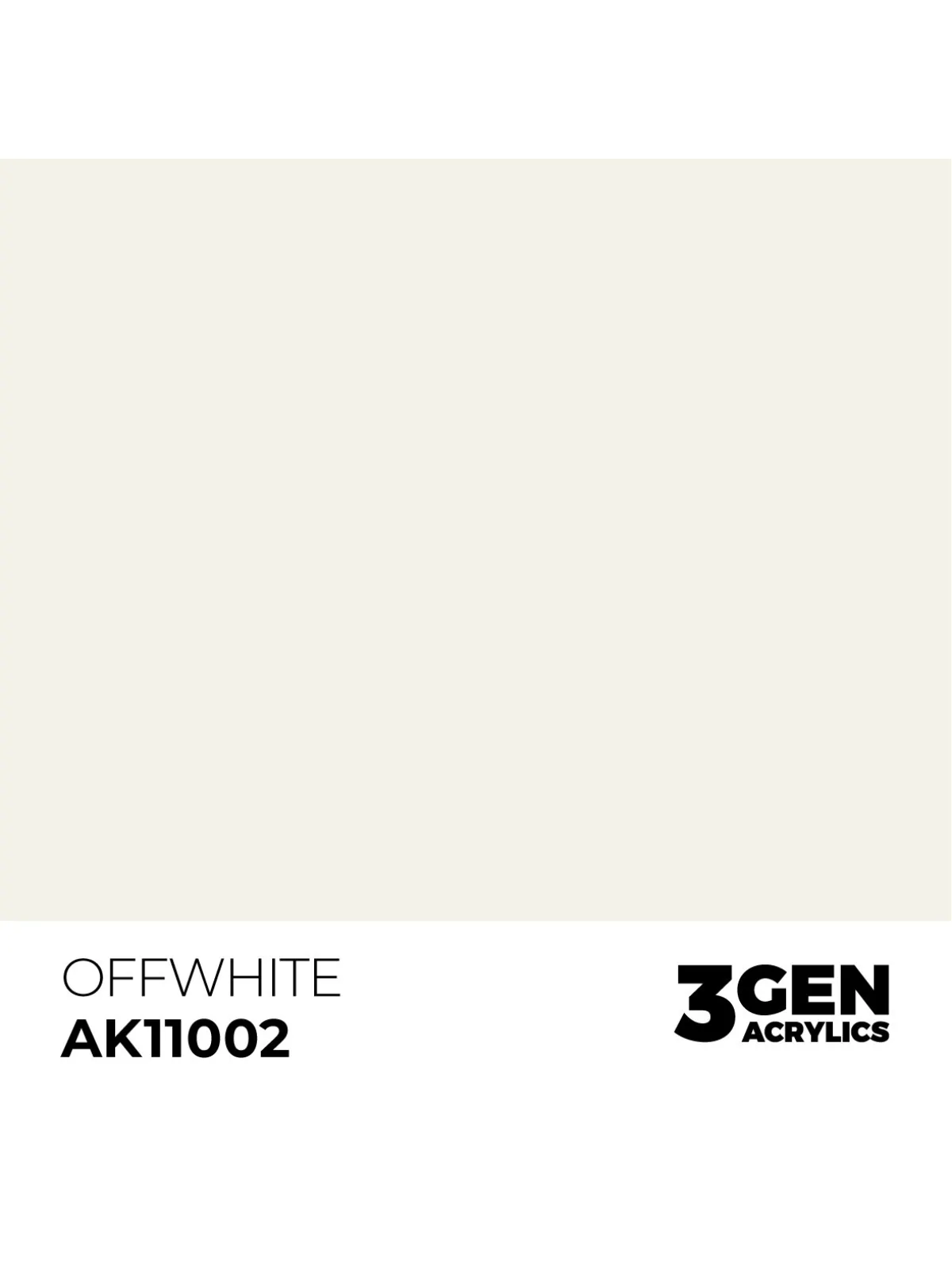 Offwhite 3 Gen 17 ml (AK11002) de AK Interactive en 3rd Gen | La Cueva Roja