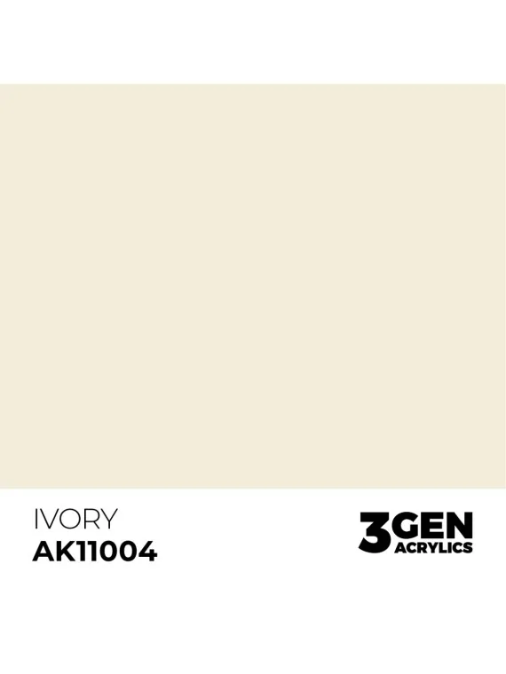 Ivory 3 Gen 17 ml (AK11004) de AK Interactive en 3rd Gen | La Cueva Roja