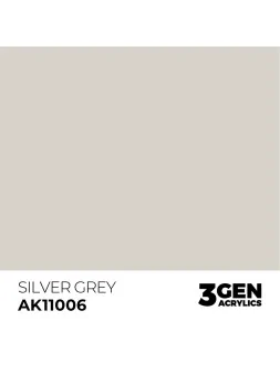 Silver Grey 3 Gen 17 ml (AK11006) de AK Interactive en 3rd Gen | La Cueva Roja