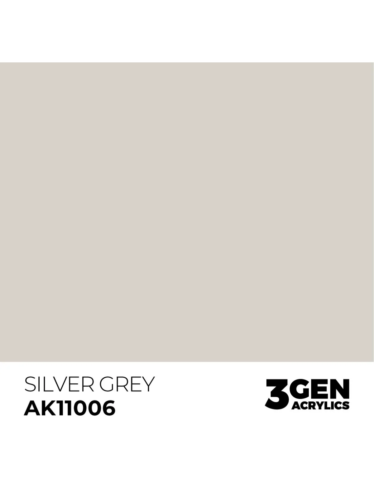 Silver Grey 3 Gen 17 ml (AK11006) de AK Interactive en 3rd Gen | La Cueva Roja