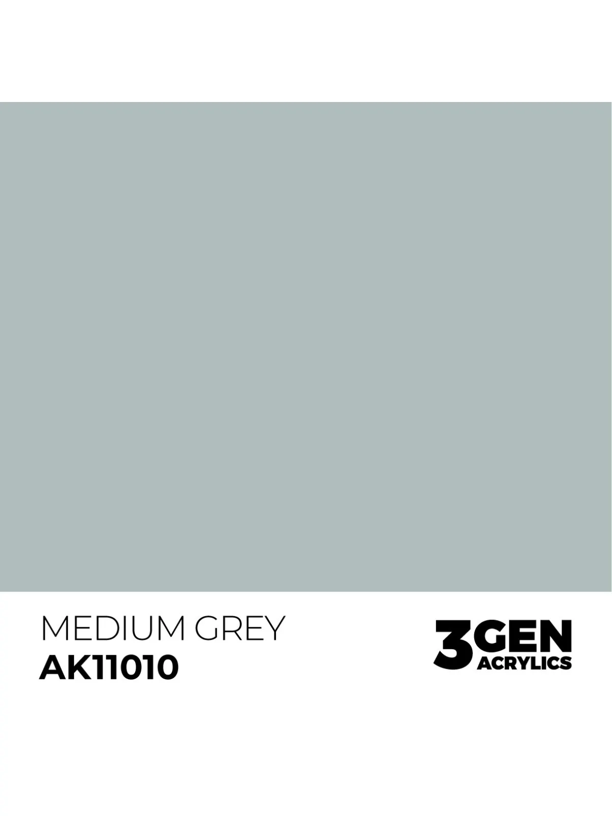 Medium Grey 3 Gen 17 ml (AK11010) de AK Interactive en 3rd Gen | La Cueva Roja