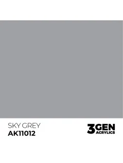Sky Grey 3 Gen 17 ml (AK11012) de AK Interactive en 3rd Gen | La Cueva Roja