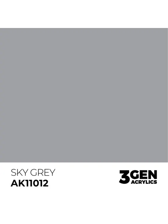 Sky Grey 3 Gen 17 ml (AK11012) de AK Interactive en 3rd Gen | La Cueva Roja