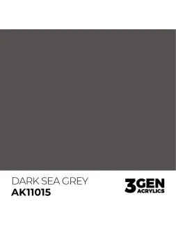 Dark Sea Grey 3 Gen 17 ml (AK11015) de AK Interactive en 3rd Gen | La Cueva Roja