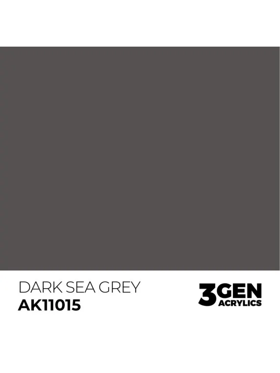 Dark Sea Grey 3 Gen 17 ml (AK11015) de AK Interactive en 3rd Gen | La Cueva Roja