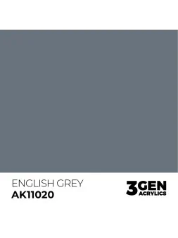 English Grey 3 Gen 17 ml (AK11020) de AK Interactive en 3rd Gen | La Cueva Roja