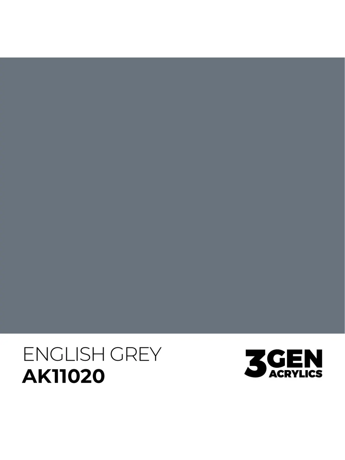 English Grey 3 Gen 17 ml (AK11020) de AK Interactive en 3rd Gen | La Cueva Roja