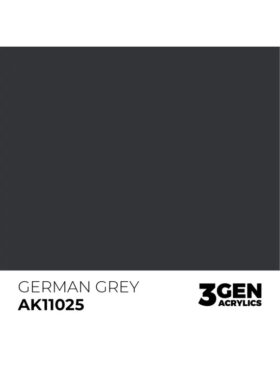 German Grey 3 Gen 17 ml (AK11025) de AK Interactive en 3rd Gen | La Cueva Roja