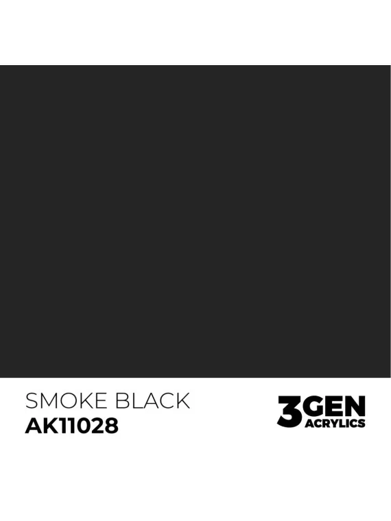 Smoke Black 3 Gen 17 ml (AK11028) de AK Interactive en 3rd Gen | La Cueva Roja
